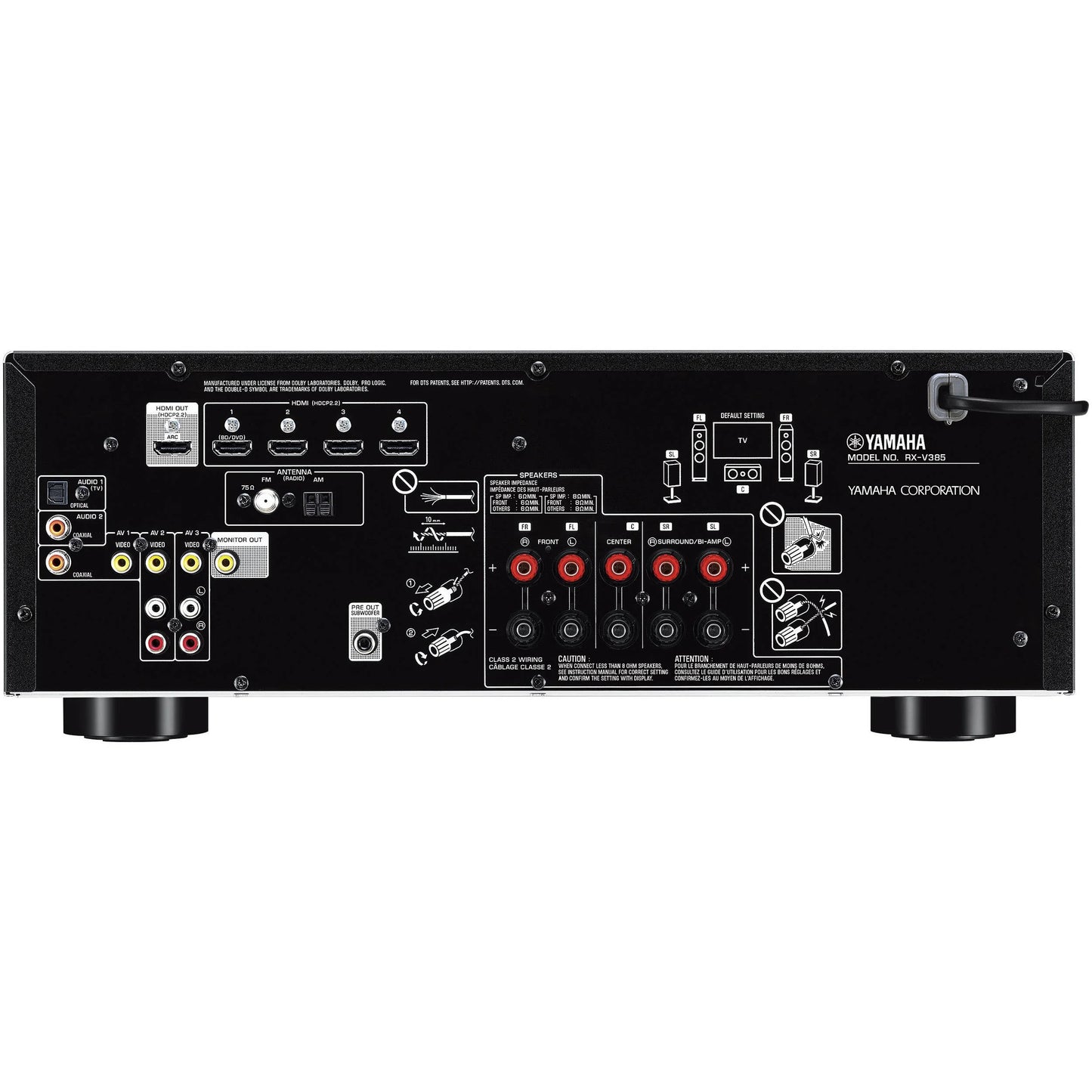 Yamaha 5.1 Home Theater Systems, Bluetooth, 52.24 Lb