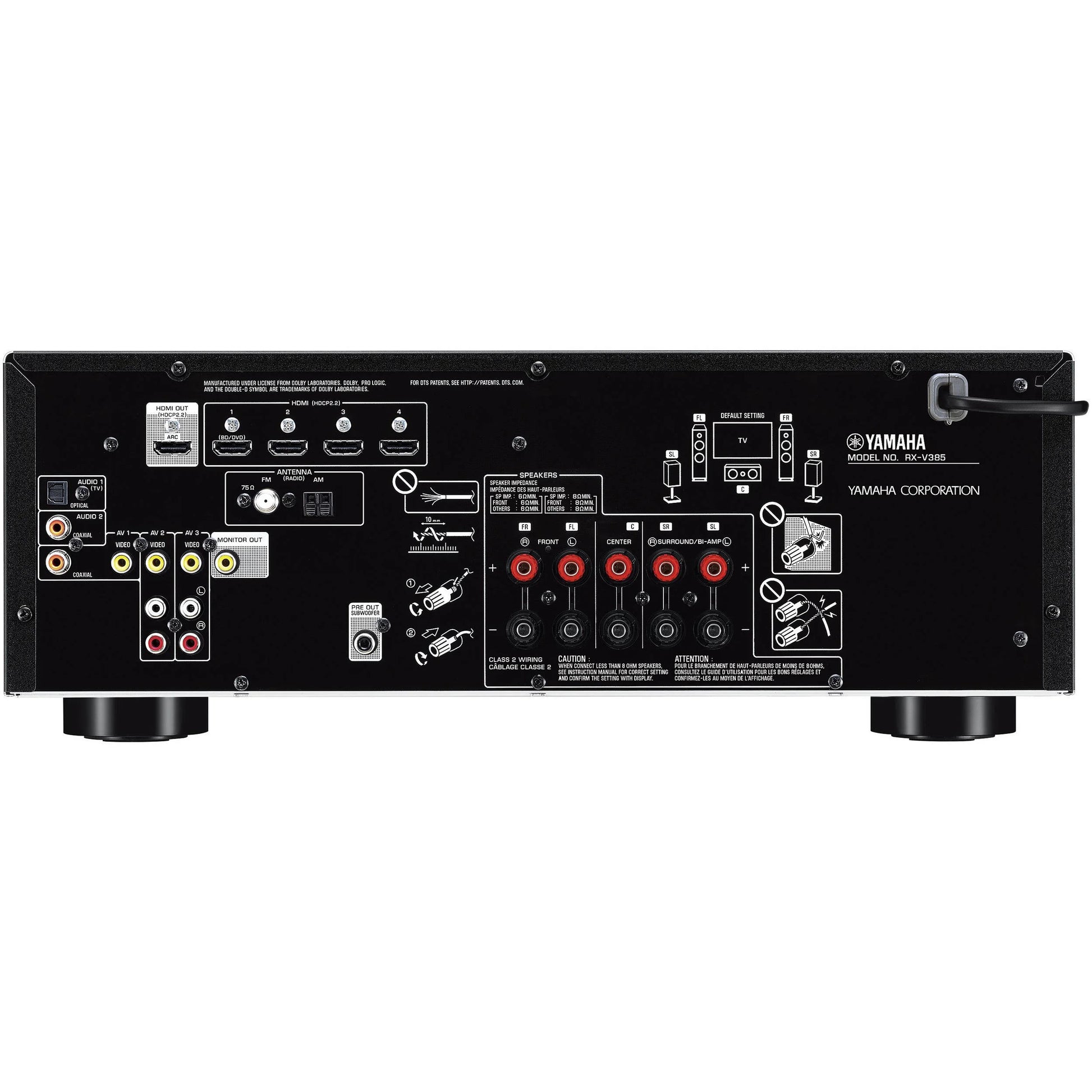 Yamaha 5.1 Home Theater Systems, Bluetooth, 52.24 Lb