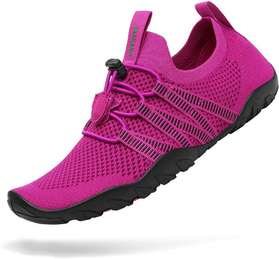 Mishansha Water Shoes for Women Men, Quick-Dry Barefoot Swim Shoes with Drainage Holes, Lightweight Aqua Shoe for Beach Pool River Boating Yoga Walking
