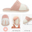 SINNO Cute Animal Slippers for Women Indoor Outdoor Memory Foam House Slipper Soft Warm Cozy Fuzzy Bedroom Non-Slip Shoes Christmas Gift Ladies