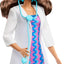 Careers Doctor Fashion Doll Wearing Removable Look with White Coat, Dress & Shoes, plus Stethoscope Accessory