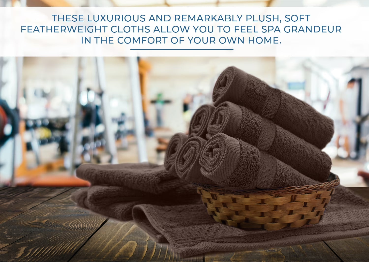 Dan River Washcloth for Face 12 Pack Soft Absorbent and Quick Drying Durable Cotton Face Towel - Brown