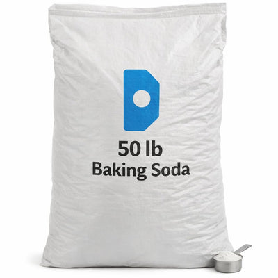 Baking Soda – 50 Lb Bulk Bag, Food Grade Sodium Bicarbonate for Baking, Cleaning & Commercial Use