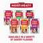 Purina Moist and Meaty Dog Food Chopped Burger Soft Dog Food Pouches - 36 Ct. Pouch