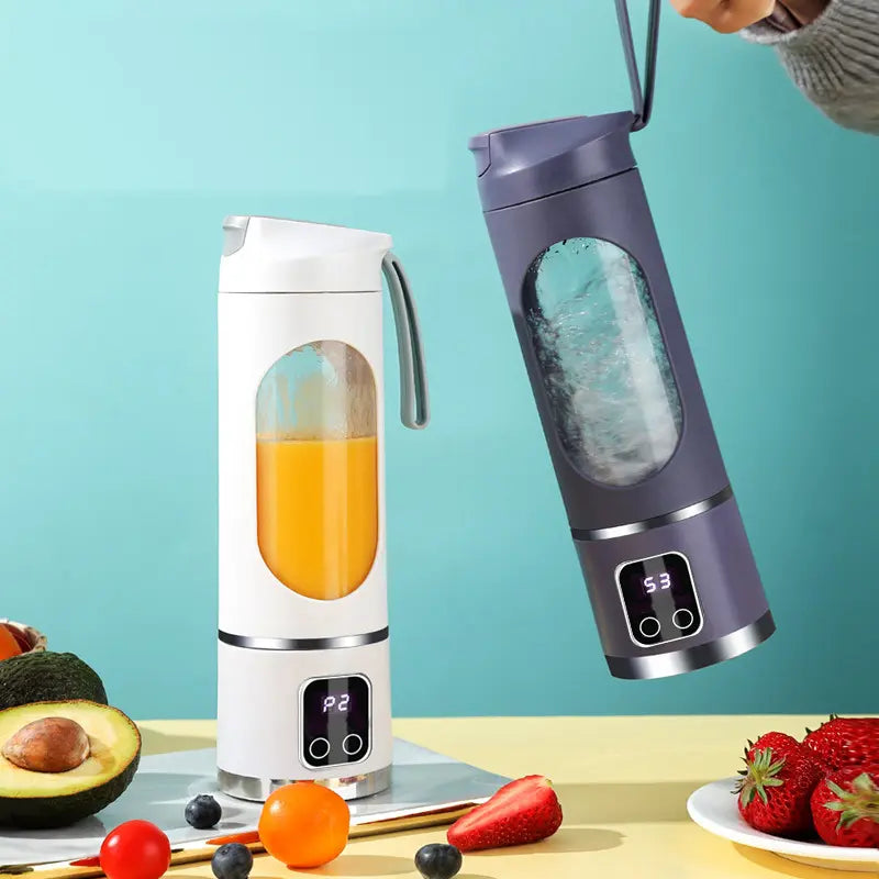 Ultimate Portable Blender! USB Rechargeable & Compact for Smoothies On-The-Go - Perfect Travel, Back to School & Gym! Leak Proof Design, Makes Shakes & Baby Food in Seconds Cup Juicer Rechargeable Mini Blender Vegetable