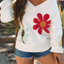 Mabel Flower Sweater