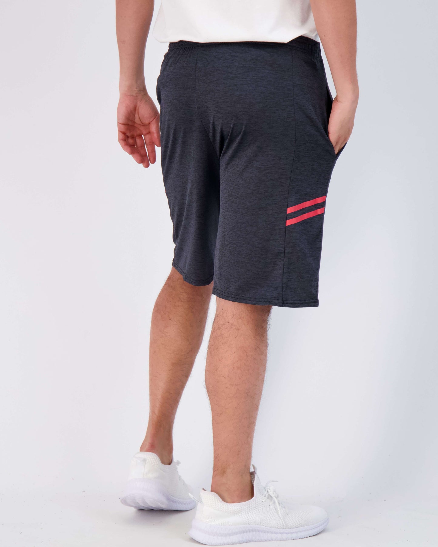 Real Essentials 5 Pack: Men'S Dry-Fit Sweat Resistant Active Athletic Performance Shorts