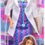 Careers Doctor Fashion Doll Wearing Removable Look with White Coat, Dress & Shoes, plus Stethoscope Accessory