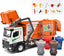 Large Metal Garbage Truck Toy for Boy 4-7, Kid Trash Truck with Auto-Lift Function, Trash Truck Toy with Light and Sound, Metal Cab, Birthday Gift Kids Pretend Play Toy Garbage Truck for Boys