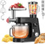 VIVOHOME 9 in 1 Multifunctional Stand Mixer with Fermentation, 6 Speed 7.5 Quart Kitchen Electric Food Mixer with Timer, Meat Grinder, Juice Blender, Vegetable Slicer, Pasta and Cookie Maker, Black