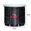 Portable Ice Bath 1-Person 0-Jet Cold Tub/Hot Tub Spa with Cover and Carry Bag