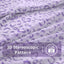 FY FIBER HOUSE Flannel Fleece Throw Microfiber Blanket with 3D Cheetah Print, 90"X90", Purple