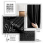 Hearth & Harbor 20 Piece Bamboo Bathroom Sets, Black Bathroom Accessories Set with Shower Curtain