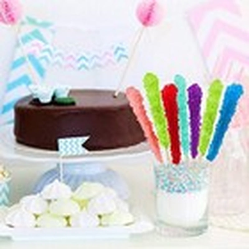 Extra Large Rock Candy Sticks - Candy Buffet - 36 Espeez Assorted Sticks - For