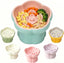 Ceramic Raised Slow Feeder Cat Bowl,Cat Slow Feeder,