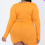 Plus Size Crisscross Cutout Front Mini Dress (CAPELLA)