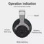 Wireless Bluetooth 5.1 Headphones over Ear LED Headset Stereo Noise Cancelling