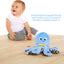 Baby Einstein Octoplush Musical Huggable Stuffed Animal Plush Toy, Learn Colors in 3 Languages, Blue, 11" Age 3 Month and Up,