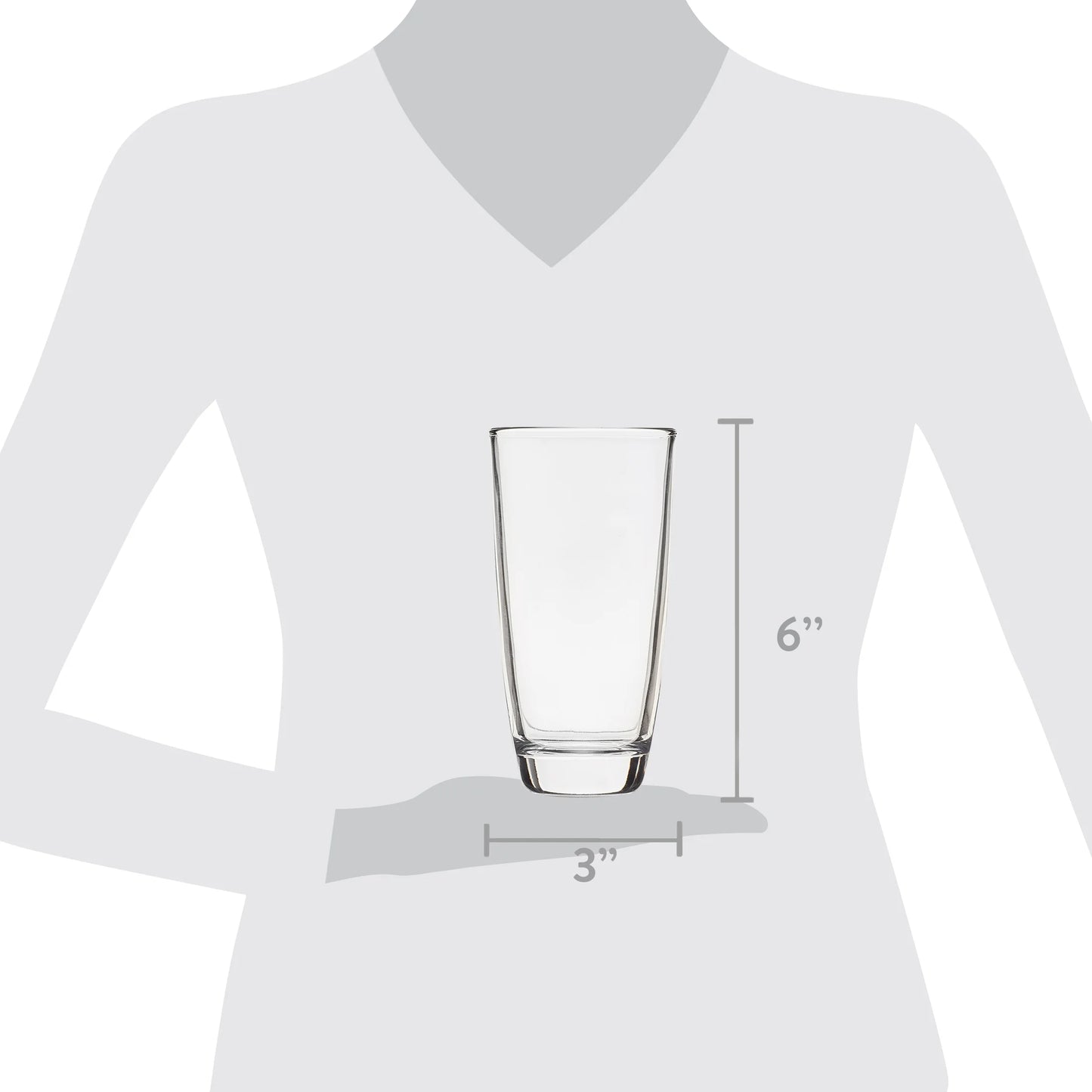 Mainstays 7-Piece Clear Glass Pitcher and Drinkware Tumbler Set