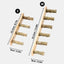 Bird Ladder Perch for Cage, Natural Wood Bird Parrot Perch Stand Parrot Perch Bridge Climbing Chewing Toys for Small Medium Animal