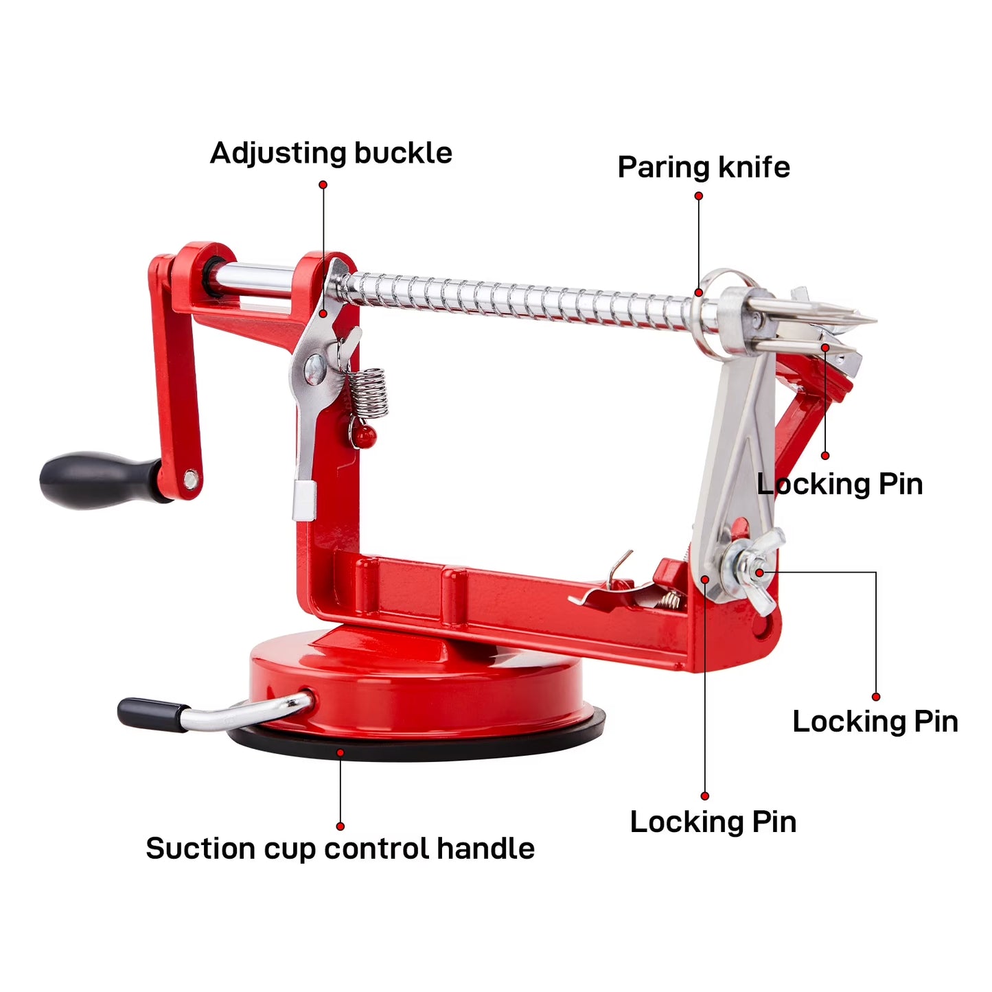 Zimtown 3 in 1 Apple Peeler and Corer Slicer Machine, Fruit Cutter Kitchen Tool Pear Fruit Easy Cut
