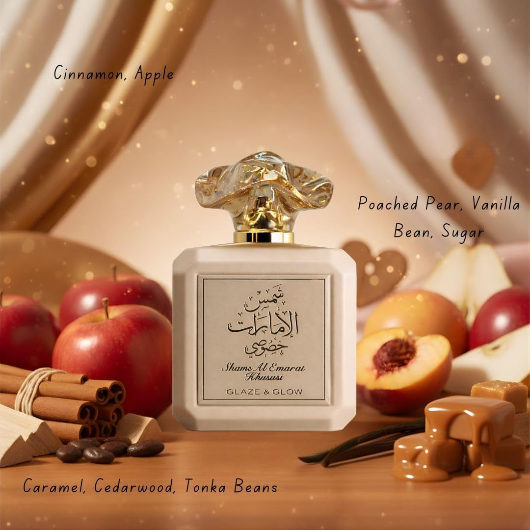 Ard Al Zaafaran Shams Al Emarat Khususi Glaze & Glow & Iced Petal Eau De Parfum Spray 100Ml (3.4 Oz)