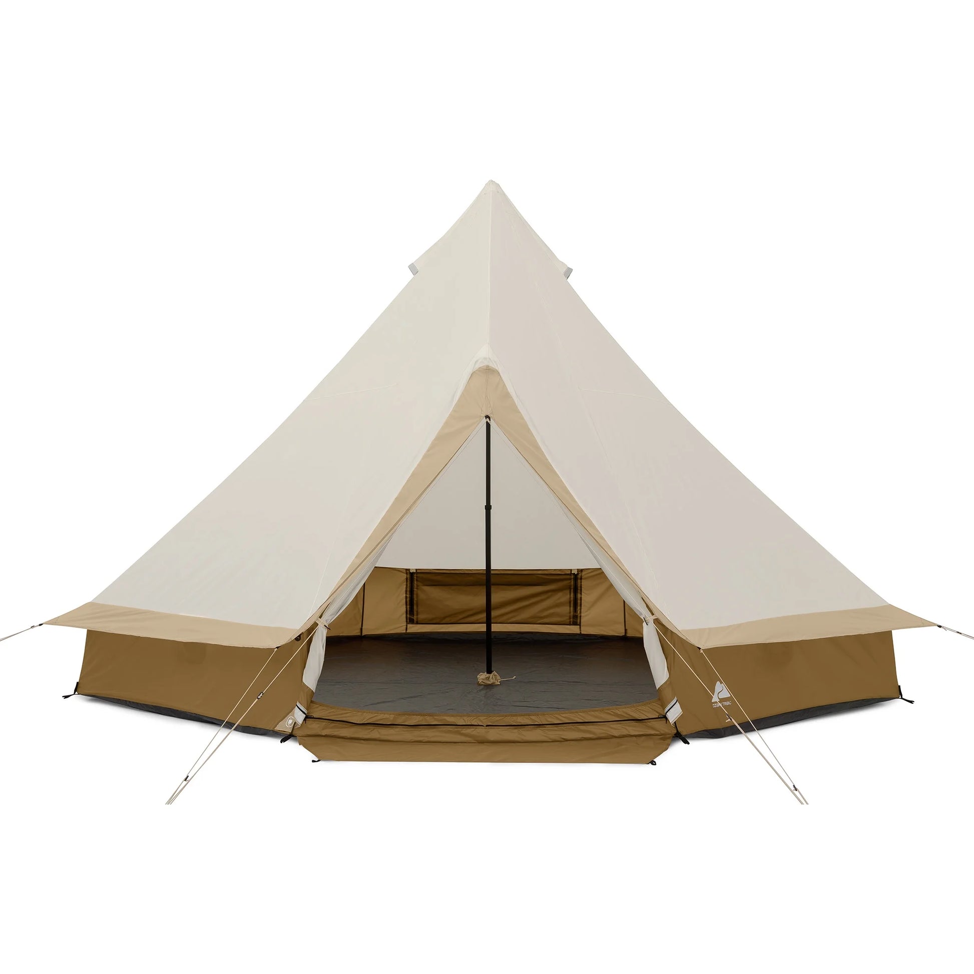 Ozark Trail 15' X 15' 8-Person Bell Tent with String Lights, 22.57 Lbs
