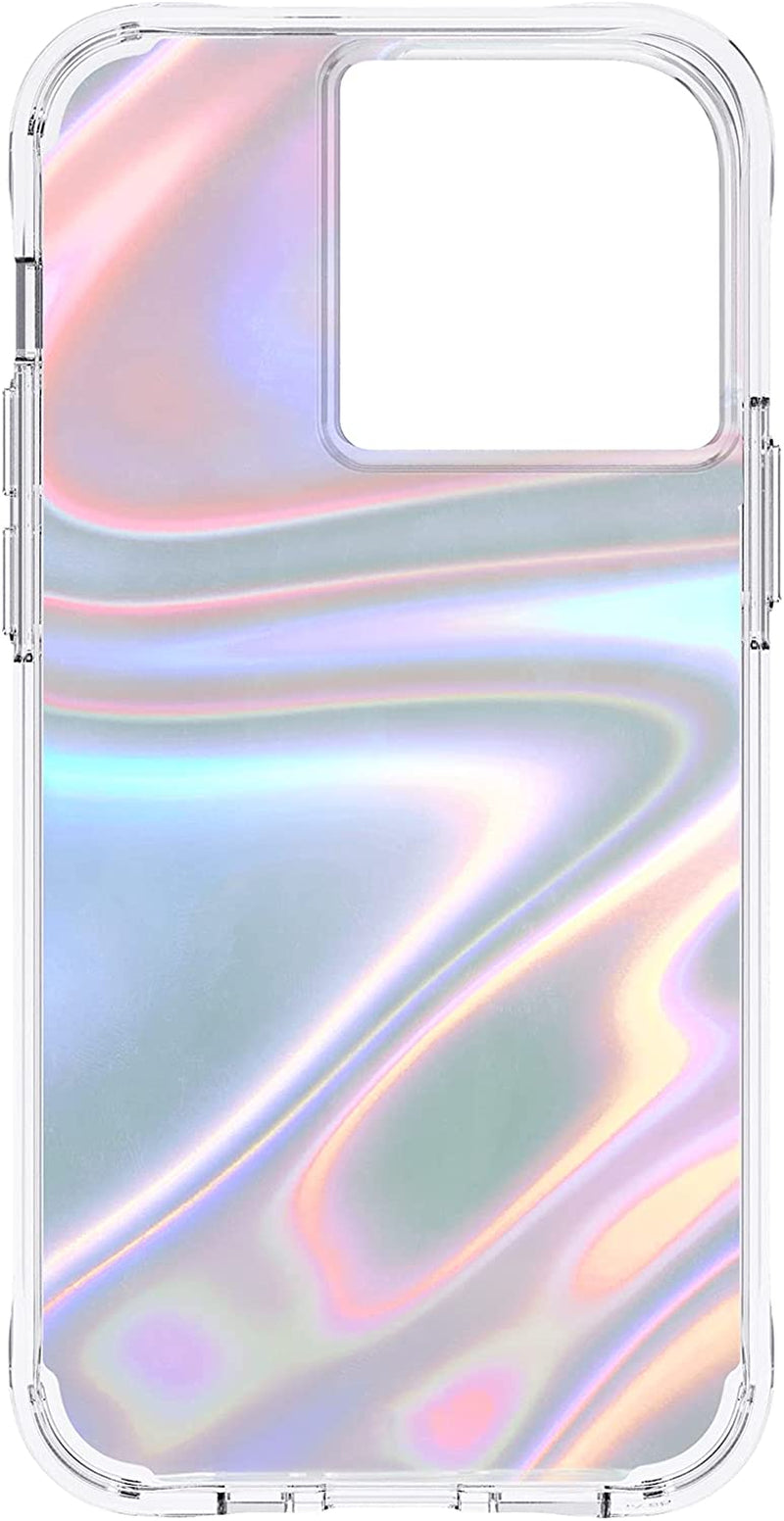 Case-Mate Iphone 13 Pro Case - Soap Bubble [10FT Drop Protection] [Wireless Charging Compatible] Luxury Cover with Iridescent Swirl Effect for Iphone 13 Pro 6.1", Anti-Scratch, Shockproof Materials