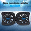 Dual USB Cooling Fan Pad Foldable Slim Fans Cooler Stand for Laptop PC Notebook