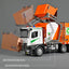 Large Metal Garbage Truck Toy for Boy 4-7, Kid Trash Truck with Auto-Lift Function, Trash Truck Toy with Light and Sound, Metal Cab, Birthday Gift Kids Pretend Play Toy Garbage Truck for Boys