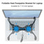 Dual USB Cooling Fan Pad Foldable Slim Fans Cooler Stand for Laptop PC Notebook