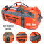 UNPLUG Ultimate Adventure Bag | 1680D Heavy Duty Waterproof Bag | Large Travel Duffle Bag Which Can Be Used for Camping, Motorcycling, Boating, or Hunting