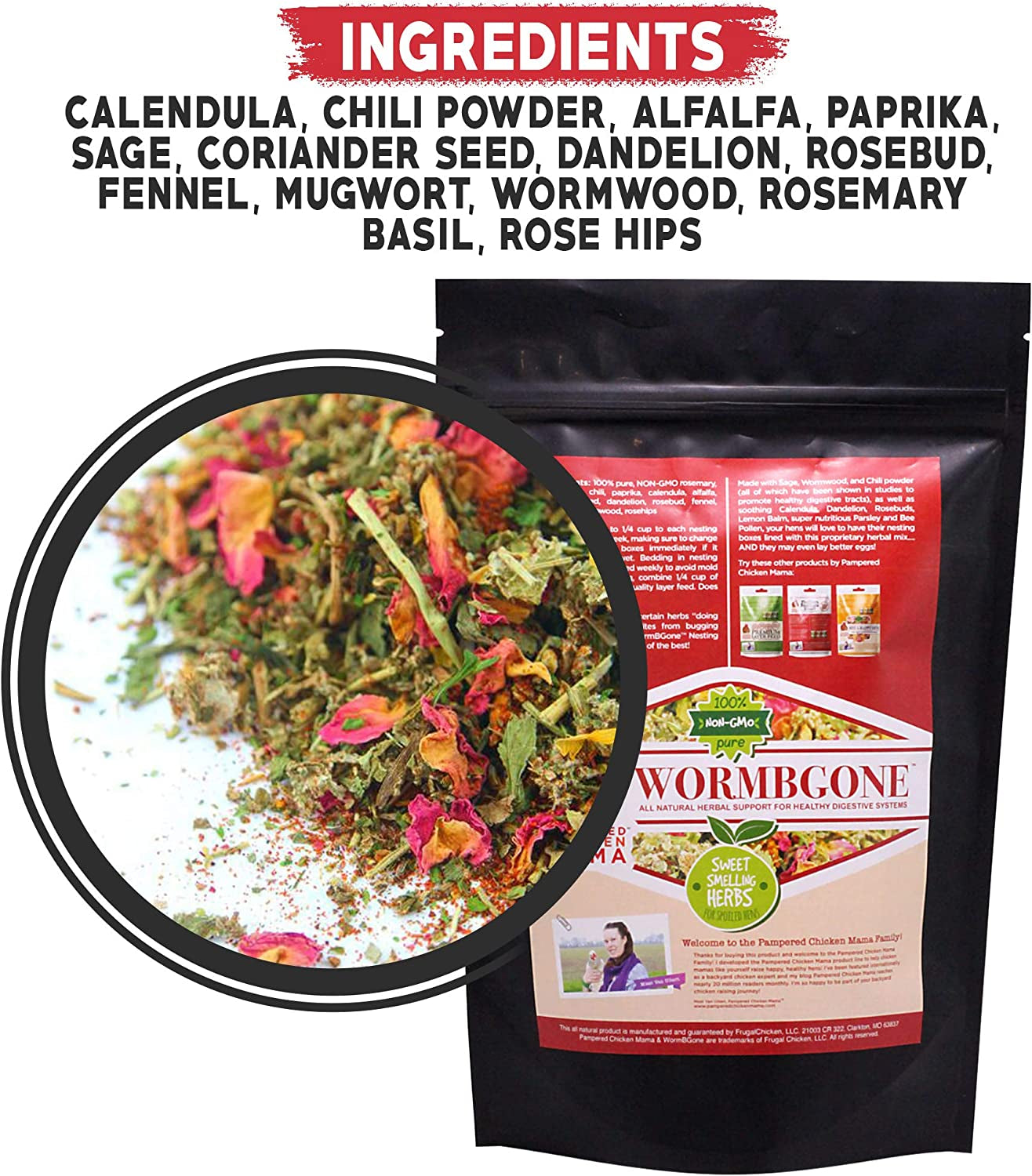 Premium Chicken Nesting Herbs (4 Lb) - Naturally Keep a Clean Coop Your Hens Will Love – Backyard Chicken Supplies Wormbgone