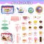 WISESTAR Tea Party Set for Little Girls, 50 Pcs Kids Tea Set, Ages 3-10