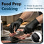 Fixwal 1200Pcs Black Nitrile Disposable Gloves, 4 Mil, Latex Free & Powder Free, Food Grade for Cooking BBQ Food Prep, Cleaning, Automotive, Salon - Bulk Size