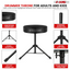 5Core Drum Throne Adjustable Guitar Stool Padded Drummer Seat for Adults & Kids