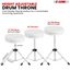 5Core Drum Throne Adjustable Guitar Stool Padded Drummer Seat for Adults & Kids