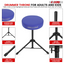 5Core Drum Throne Adjustable Guitar Stool Padded Drummer Seat for Adults & Kids