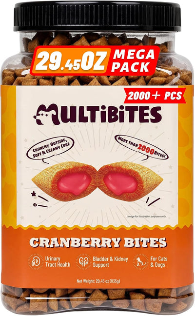 29.45Oz Cranberry Cat Treats for Urinary Tract, Chicken Flavor