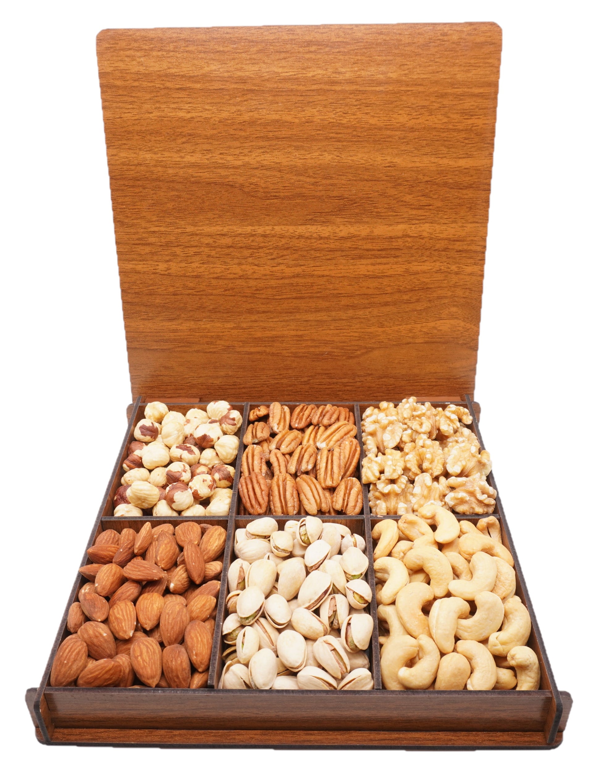 Nuts Basket, Gourmet Food Fresh Gift Ideas for Business, Customer Box, Birthday, Secret Garden'S