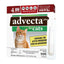 Advecta plus Flea Protection for Large Cats, Fast-Acting Topical Flea Prevention, 4 Count