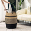 Large Laundry Basket Hamper Woven Blanket Basket Clothes Hamper