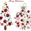 Hicarer 36 PC Christmas Ornaments, 1.57 Inch Shatterproof Burgundy Ball