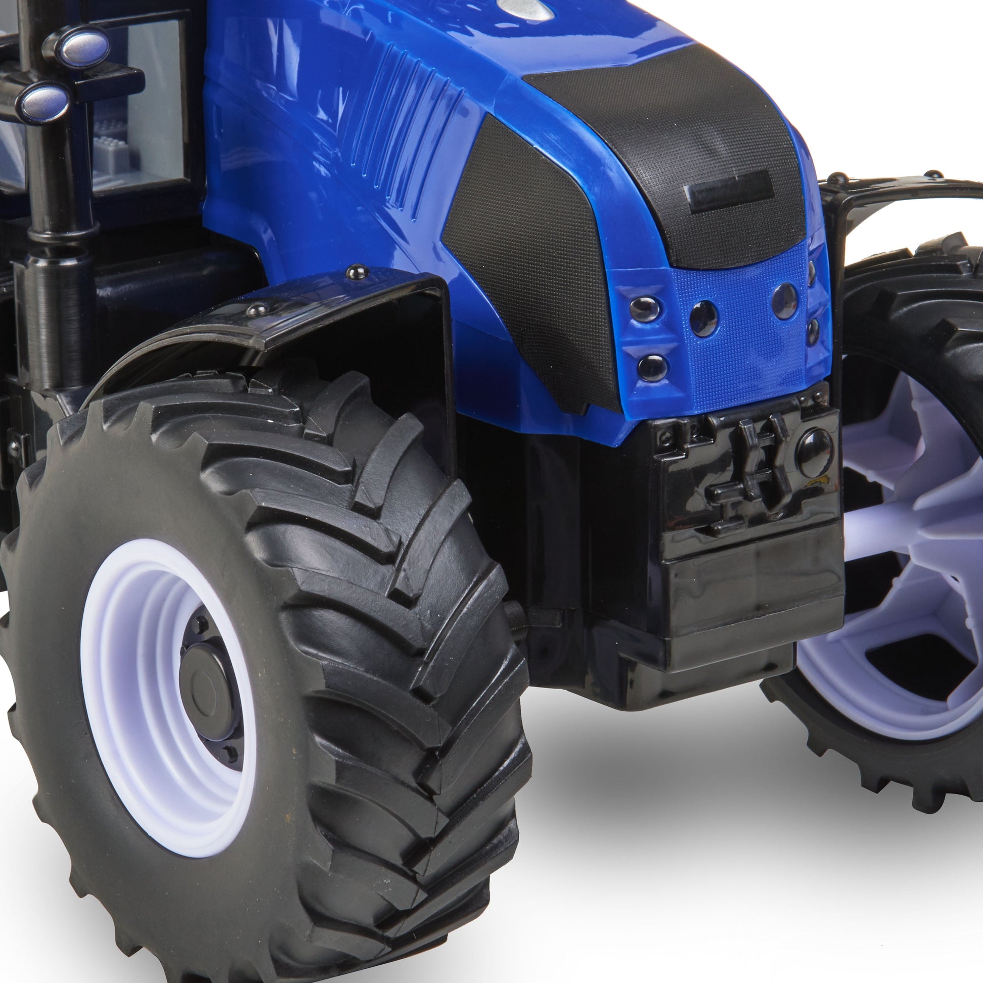 Adventure Force Blue Farm Tractor – Play Vehicle with Lights & Sounds