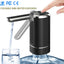 Foldable Water Dispenser with 1200Mah Lithium Battery for 5 Gallon Bottle, Automatic Stable Water Pump, Portable Drinking Water Jug Pump for Kitchen, Home, Office, Camping, Living Room, Beach (Black)