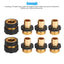 3/4" Garden Hose Quick Connect Water Hose Fit Female Male Connector Set Fitting