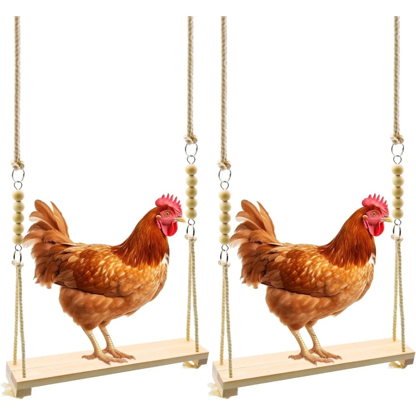 Chicken Swing , 2 Pack Chicken Toys, Chicken Swing , Chicken Swing for Chickens Rooster Poultry Parrots (2Pcs)