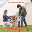 Inflatable Tents for Camp Easy Setup Blow up Tent with Hand Pump 300D Oxford Tent with Stove Jack Storage Bag Included