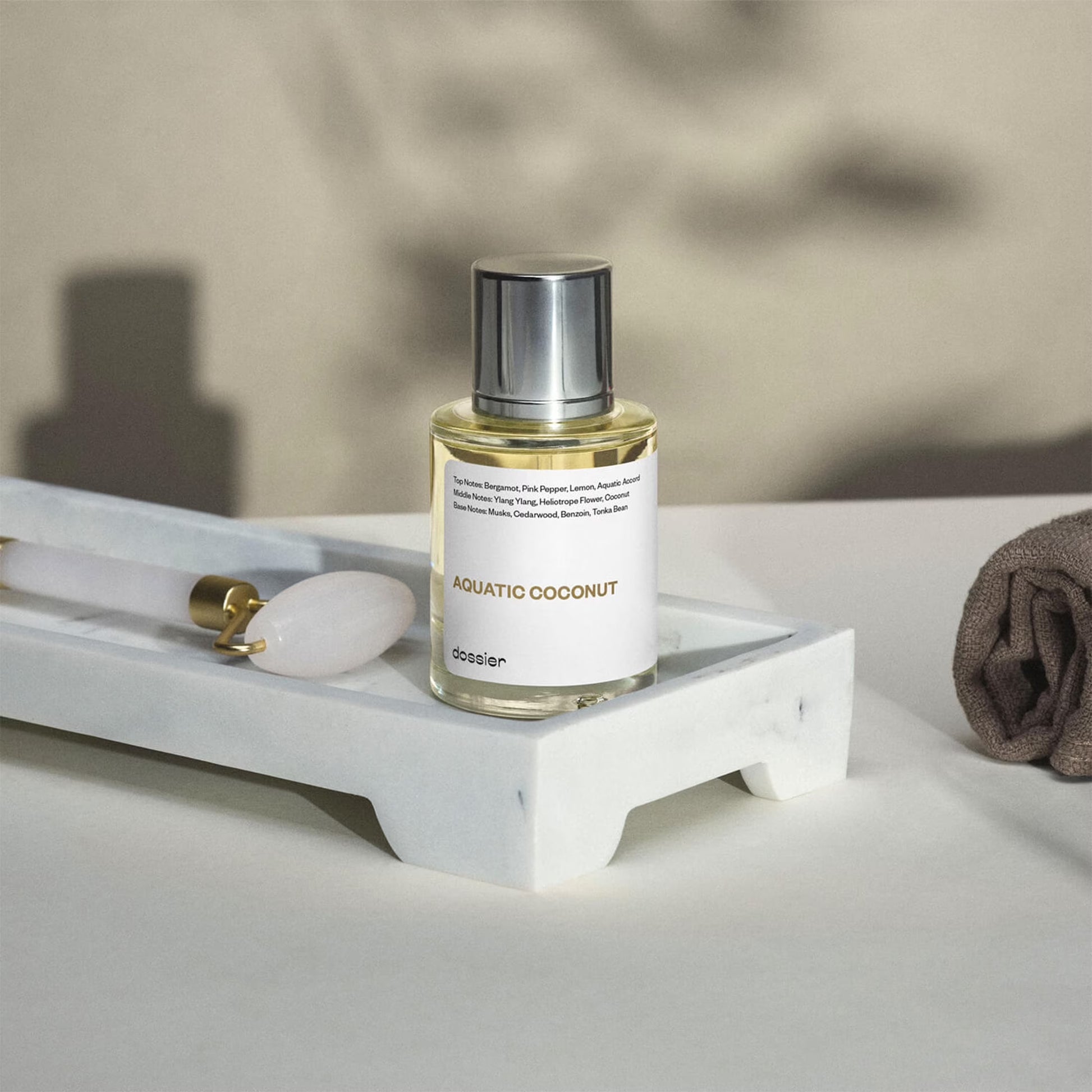 Dossier Aquatic Coconut Eau De Toilette, Inspired by Maison Margiela'S Replica Beach Walk, Unisex Perfume, 1.7 Oz