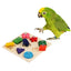 Bird Training Toys Puzzle Building Blocks Wooden Block Puzzle Toy for Parrot Budgies Parakeet Lovebird Cockatiel Conure Cage Toy
